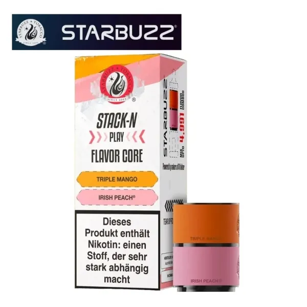 StarBuzz Stack-N Play - Triple Mango + Irish Peach - Pods 20mg